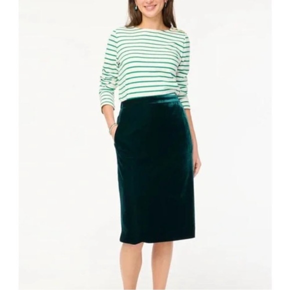 Elegant Velvet Skirt - Picture 1 of 7